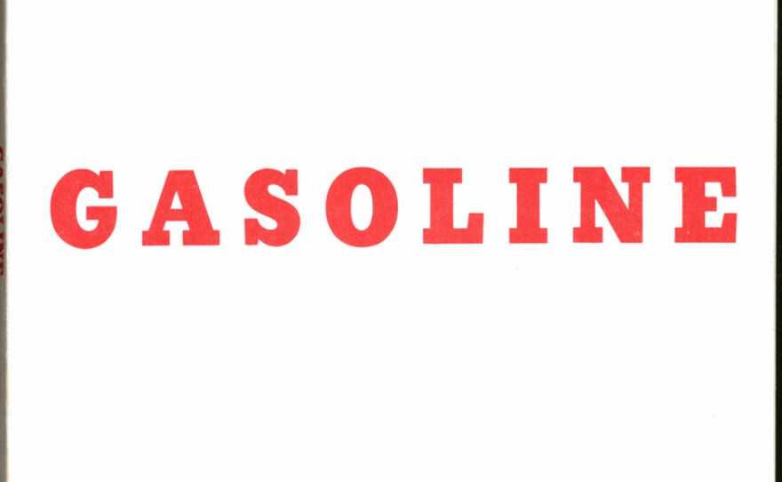 <em>Twentysix Gasoline Stations</em> is a small, thin paperback book resembling an old industrial manual — just 26 black-and-white photos of gas stations.