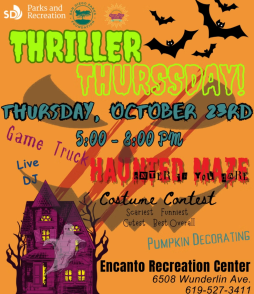 Thriller Thursday Halloween Event