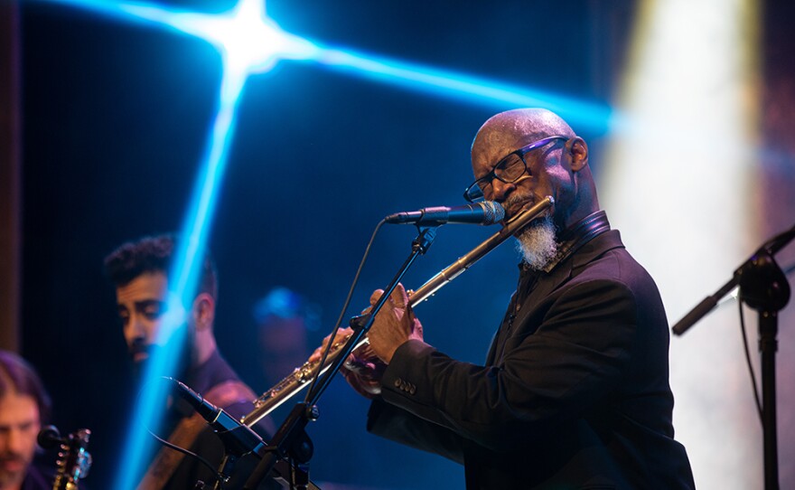 Karl Denson leaves no doubt that a flute can certainly funk in this episode of THE KATE. 