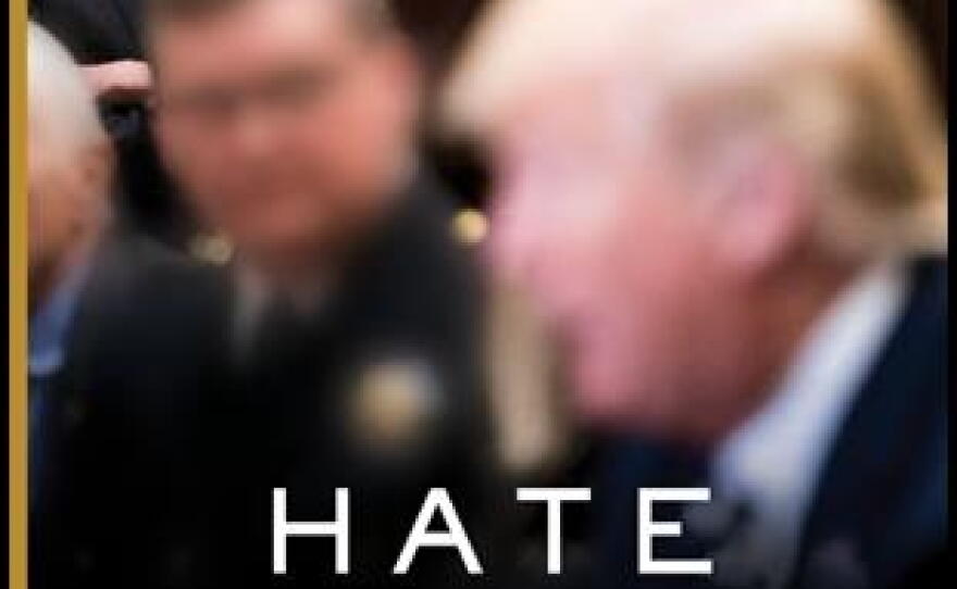The cover of the book "Hatemonger: Stephen Miller, Donald Trump and the White Nationalist Agenda" is pictured. 