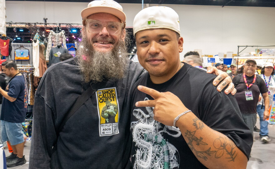 Jason Washburn (left) from a Shop Called Quest and Ortega