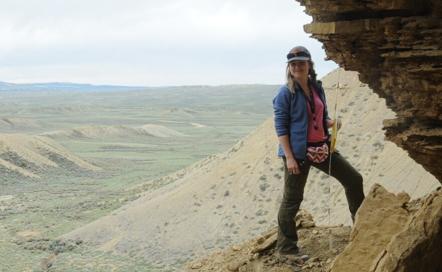 Keri Belcher, who has worked in the oil and gas industry, says she's considering switching careers — even if it means less time outdoors, which is what attracted her to geology in the first place.