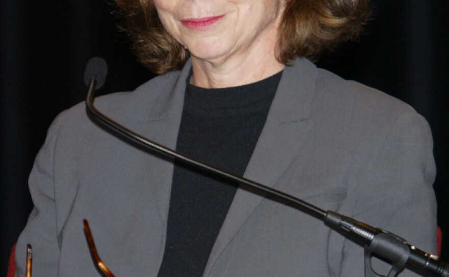 Jill Abramson, seen in 2003, will become the first woman to lead the <em>Times</em> newsroom.