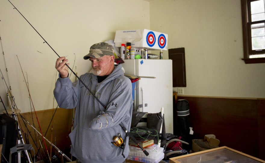 Dennis Whedbee, 52, lost half of his left arm in a drilling accident in North Dakota in September 2012. Several years later he's still fighting with North Dakota's insurance agency to get the help he needs.