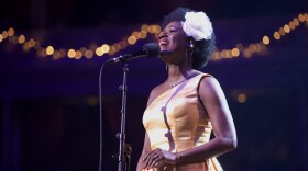 Singer Vanessa Haynes on stage