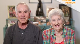 An undated photo of Holocaust survivors Max and Rose Schindler in their Del Cerro home.