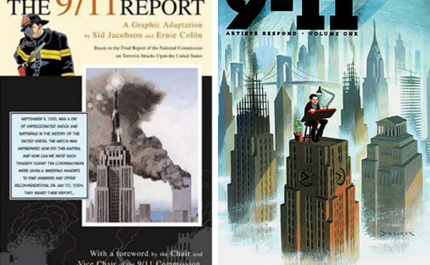 Two of the many comics that dealt with 9/11.