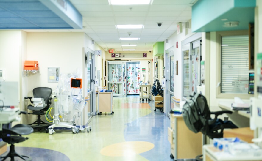 The pediatric intensive care unit at Children's National Hospital in Washington, D.C. on November 13, 2023.