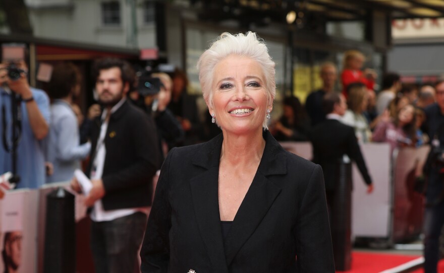 Emma Thompson, shown here at a film premiere last year, has pulled out of the animated film Luck.