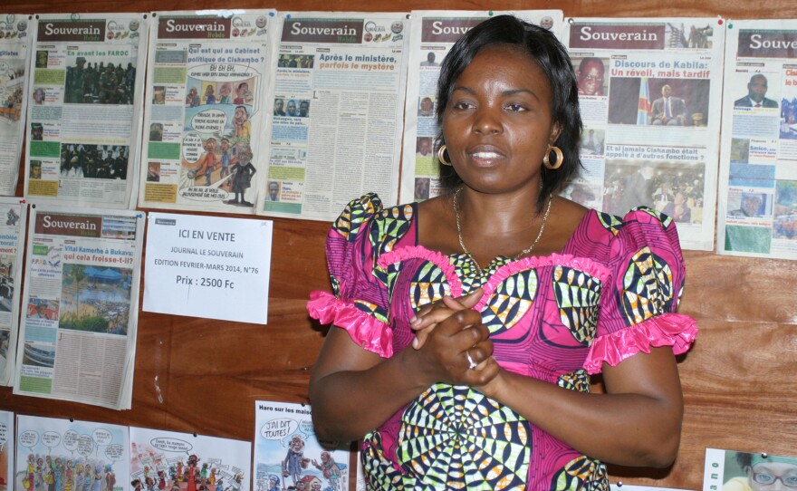 Congolese editor Solange Lusiku Nsimire says journalism is a powerful way of building and preserving her troubled country's "collective memory."