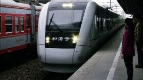 High-speed trains in China are selling out tickets and increasing property values in connected cities. 