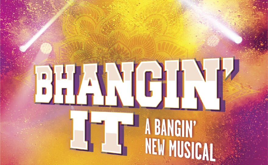 Poster art for the world premiere of "Bhangin' It: A New Bangin' Musical" at La Jolla Playhouse.