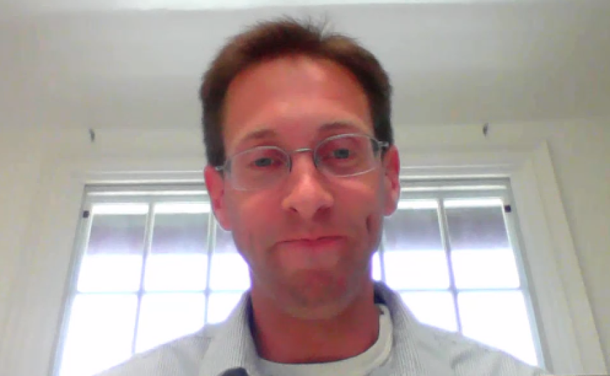 Malibu-based attorney Kevin Shenkman is seen via Skype, June 27, 2017.