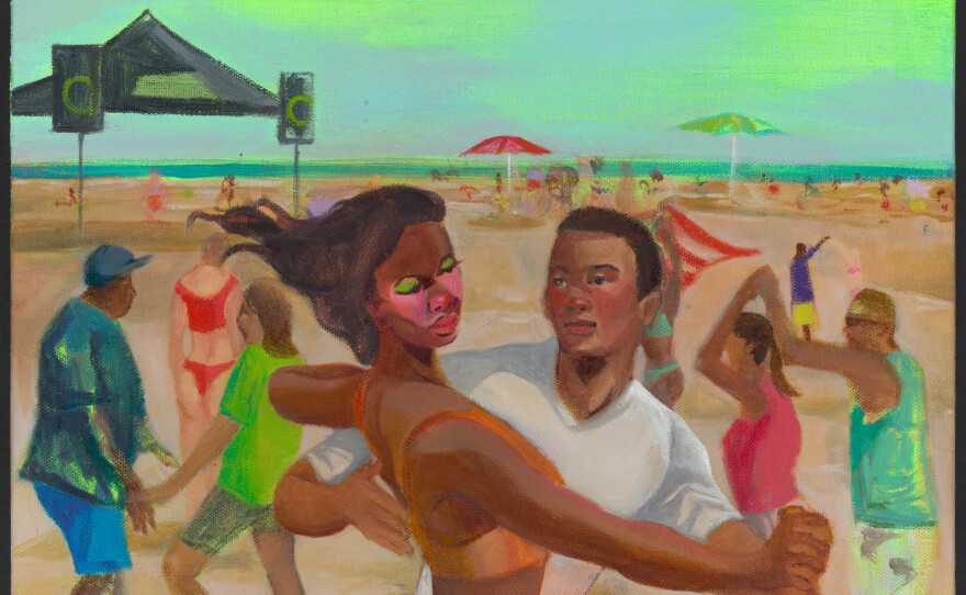 Salsa Sundays at Orchard Beach, 2023, created for the exhibition at the Museum of the City of New York.