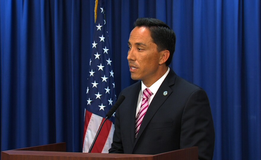 City Council President Todd Gloria talks about the minimum wage ordinance passed by the San Diego City Council on July 14, 2014.