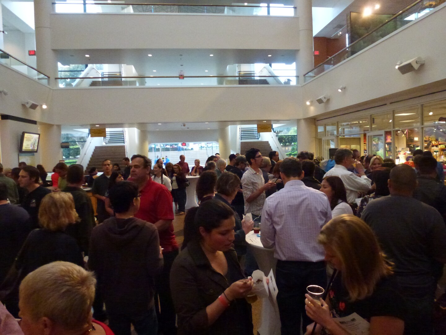 The Bugs and Beer packed the museum.