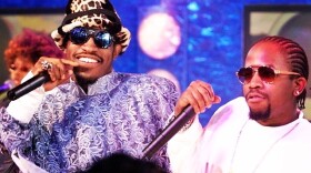 Andre 3000, left and Big Boi of Outkast will reunite to perform at the Coachella music festival. 