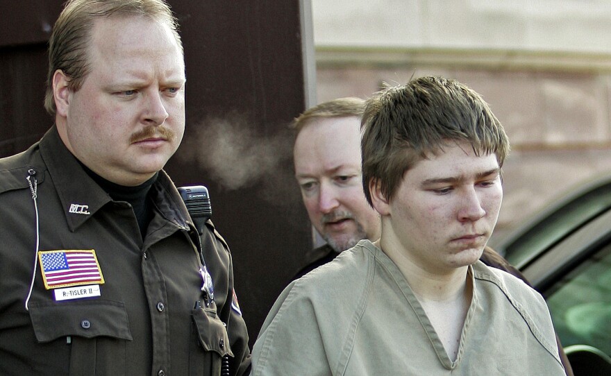 A 2006 photo of Brendan Dassey leaving a court in Manitowoc County, Wisconsin.