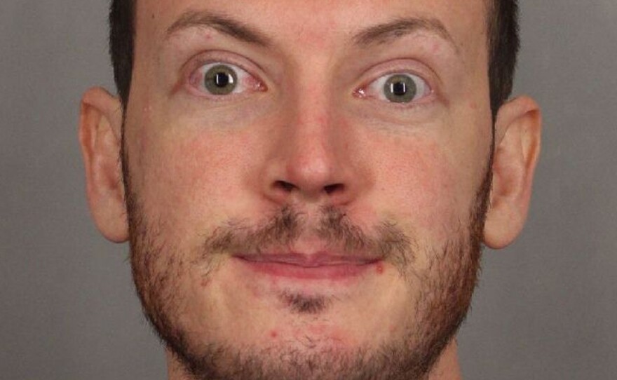 James Holmes faces multiple counts of first-degree murder and attempted murder in the July 20 theater shooting in Aurora, Colo. Here, he's seen in a photo from the Arapahoe County Sheriff's Office.