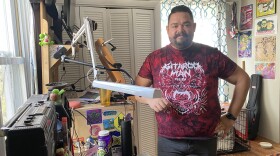 Baltimore illustrator John de Campos isn't happy that AI is being used to create images for commercial purposes, supplanting artists whose real life experience is reflected in their work.