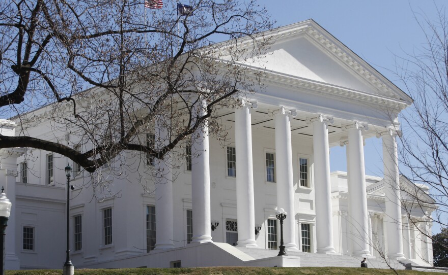 The Virginia Capitol, pictured in Richmond. Democrats won both the state House and Senate on Tuesday.