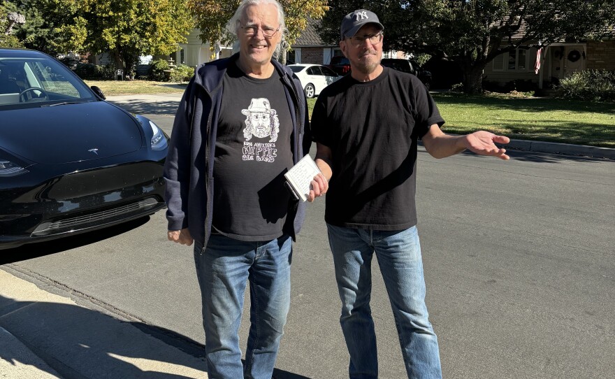Glenn Jordan (left) and Dan Marfisi all these years later.