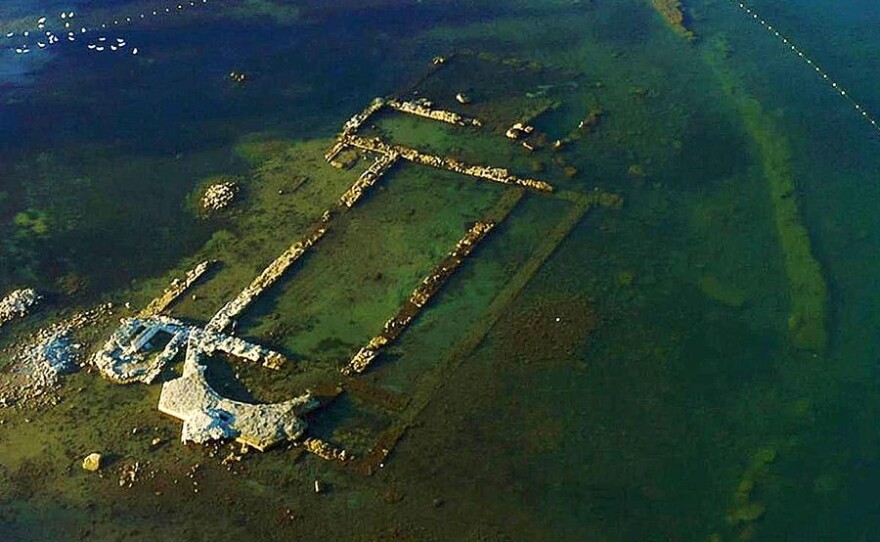Uncover the sunken remains of a 4th-century basilica in western Turkey.