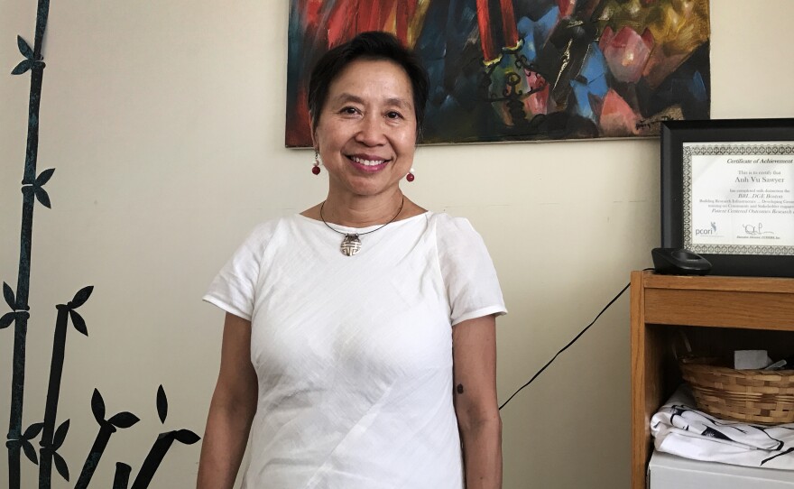 Anh Vu Sawyer is the executive director of the Southeast Asian Coalition in Worcester, Mass. She says more detailed data on Asian-Americans could help secure more funding for services to immigrants from Vietnam, Burma and other Southeast Asian countries.