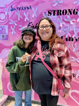 'Breathe and Believe, United in Pink!'