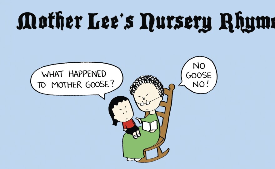 Detail from one of the Nursery Rhymes from "Angry Little Asian Girl: Moments with My Mother."