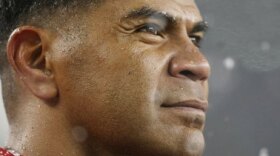 Junior Seau in 2009, when he played with the New England Patriots.