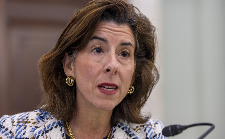 U.S. Commerce Secretary Gina Raimondo.