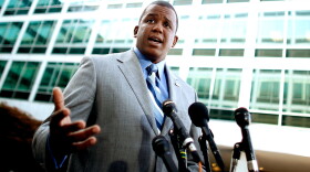 In his run for Florida's open Senate seat, Rep. Kendrick Meek has been hard-pressed to draw attention from his rivals, independent Gov. Charlie Crist and Republican former House Speaker Marco Rubio.