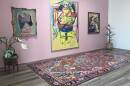 Jean Lowe's new site-specific installation at Quint ONE, "POW!," pictured on Oct. 14, 2020, is a conceptual look at the portrayals of women in art as "all nostrils and teeth and boobs."