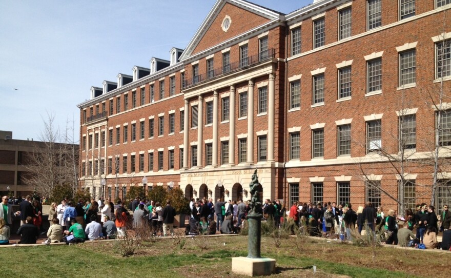 Match day at Georgetown University School of Medicine on March 15.