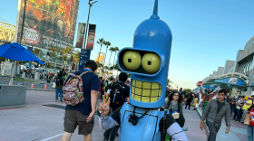 Armando Esparza brought Bender from "Futurama" to life at Comic-Con on July 25, 2025.
