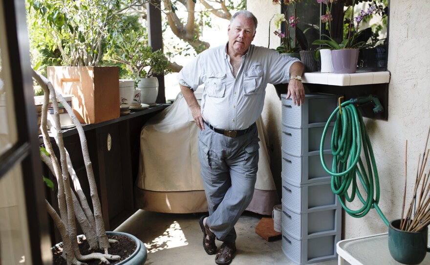 Former San Diego City Councilman Bruce Henderson is shown in his home in Pacific Beach, July 29, 2016.