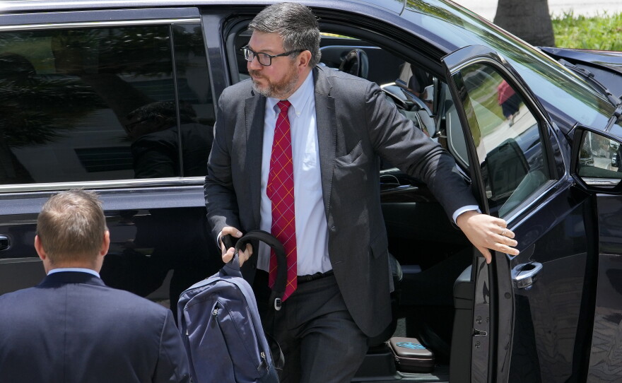 Stanley Woodward, the third-highest ranking official at the Justice Department — pictured in 2023 — clashed repeatedly with Judge Ana Reyes at Friday's hearing.