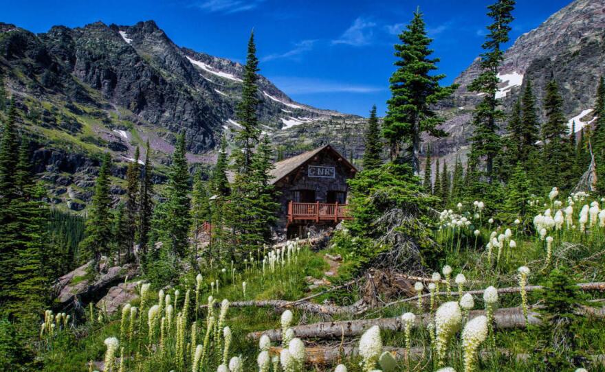 On July 21, Sperry Chalet was still a beautiful refuge for those who made the trek into the wilderness.