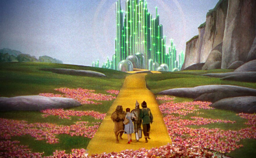 A photo from the 1939 movie "The Wizard of Oz."