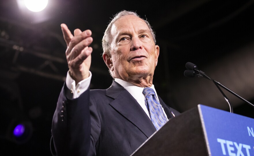 Former New York City Mayor Mike Bloomberg has qualified for the next debate in Nevada, but he isn't actively competing in contests that take place until March.