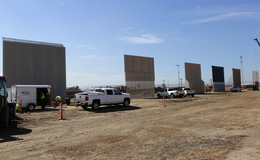 Competitors who are hoping to gain approval to build the border wall have until the first of next month to complete their work.