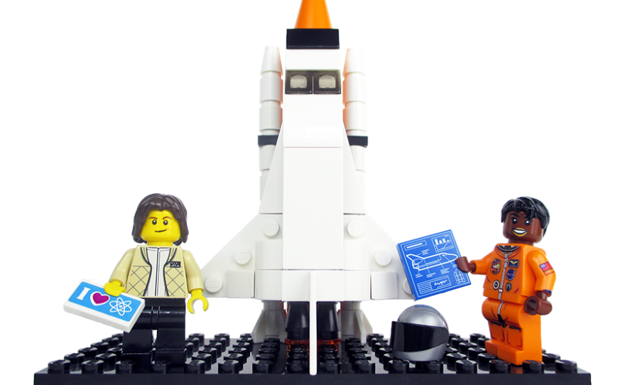 NASA astronauts Sally Ride and Mae Jemison will be featured in the new Lego set.