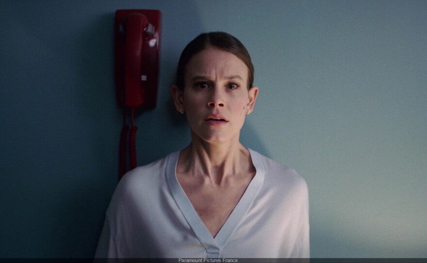 Sosie Bacon is a doctor who witnesses her patient committing suicide in "Smile."