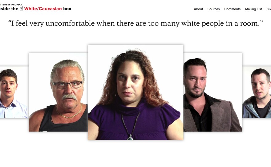 Whitney Dow found participants in the Whiteness Project by putting out a call for interested white folks in Buffalo to talk about whiteness on tape.