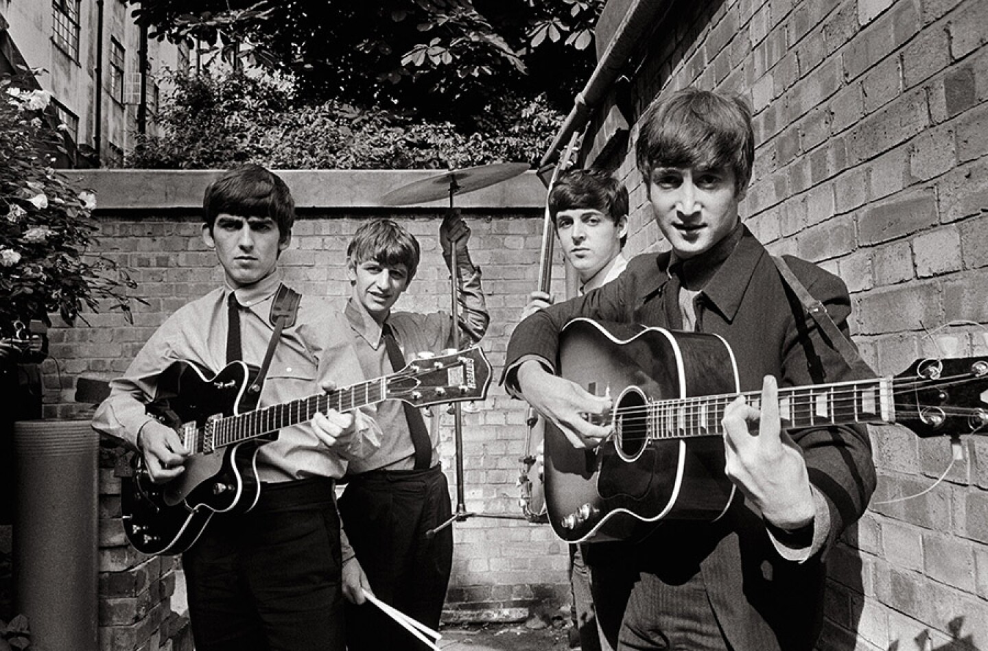 The Beatles by Terry O'Neill. (undated photo)