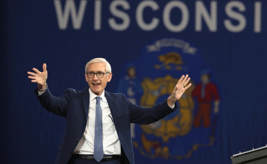 Tony Evers, Democratic candidate for governor of Wisconsin, faced a primary opponent who was further left and does not take up all the far-reaching policy positions of Bernie Sanders. But he has embraced the progressive banner, and Sanders has his back in a campaign to unseat GOP Gov. Scott Walker.