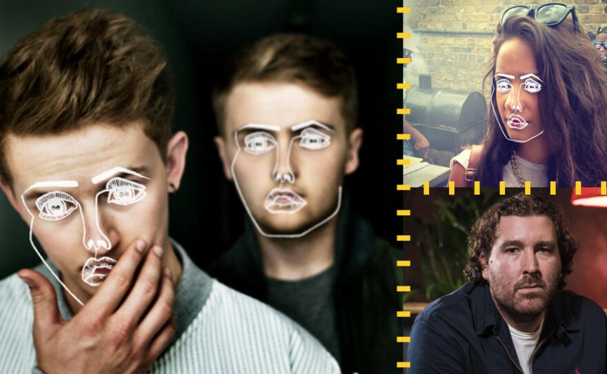 British bass duo Disclosure, vocalist Ria Ritchie and remixer Joe Goddard