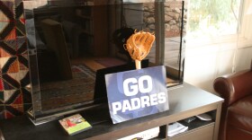 My daughter's memorial to the Padres' 2010 season. 