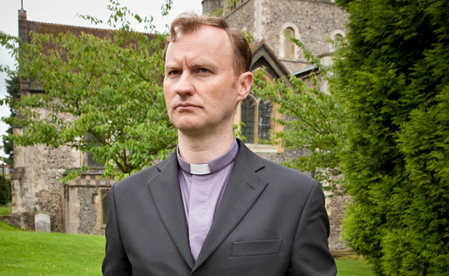 A scene from "The Sword of Guillaume" with special guest star Mark Gatiss.